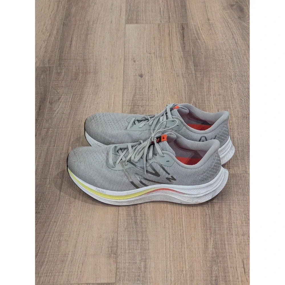 New Balance FuelCell Propel v4 Mens Running Shoes Gray Orange MFCXCR4 Size 12